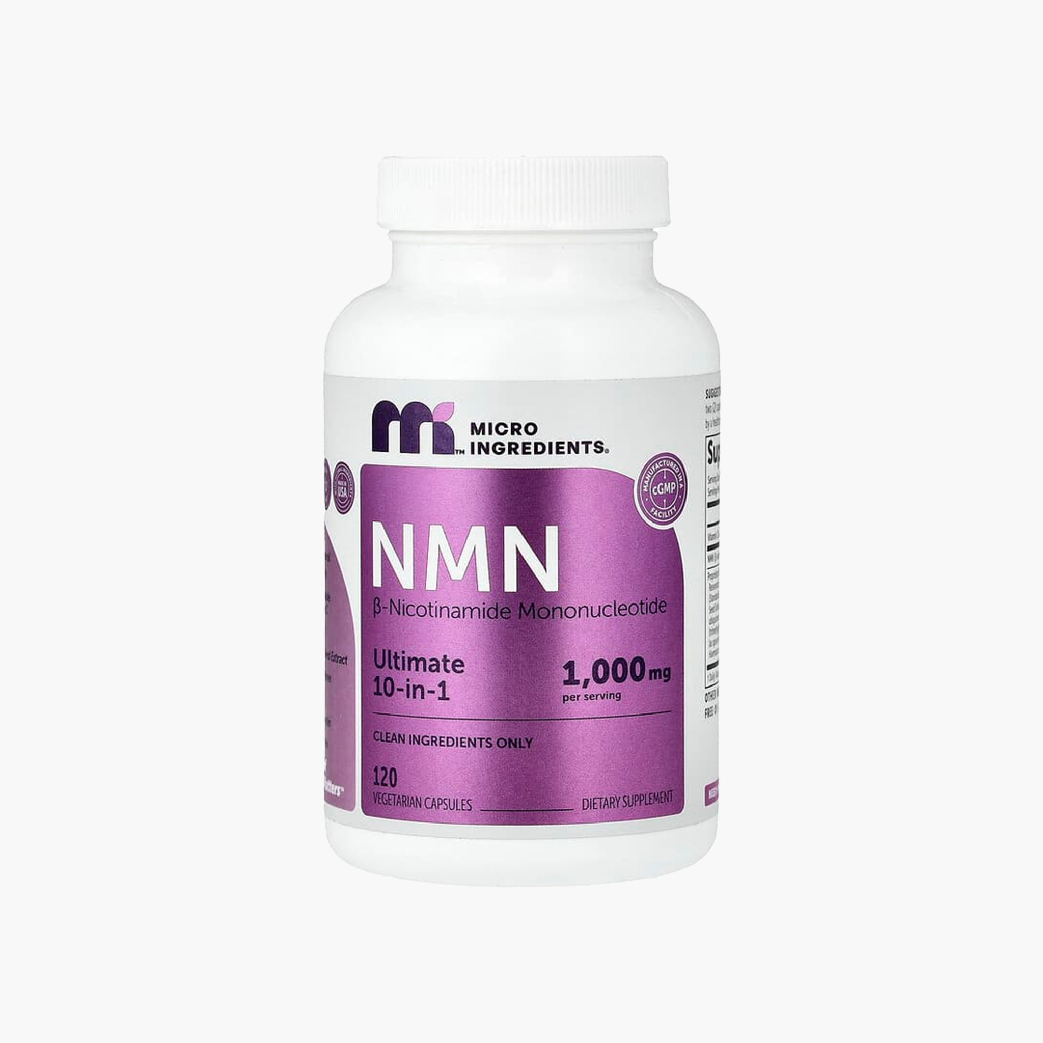 Nmn Micro Ingredients, 120 cápsulas